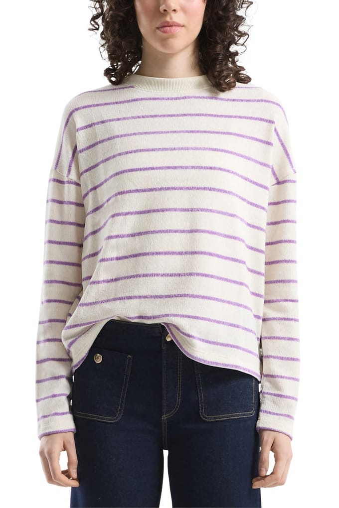 s.Oliver -qs Pullover Offwhite Größe: M | Longsleeves Outlet | Damen | Weiß