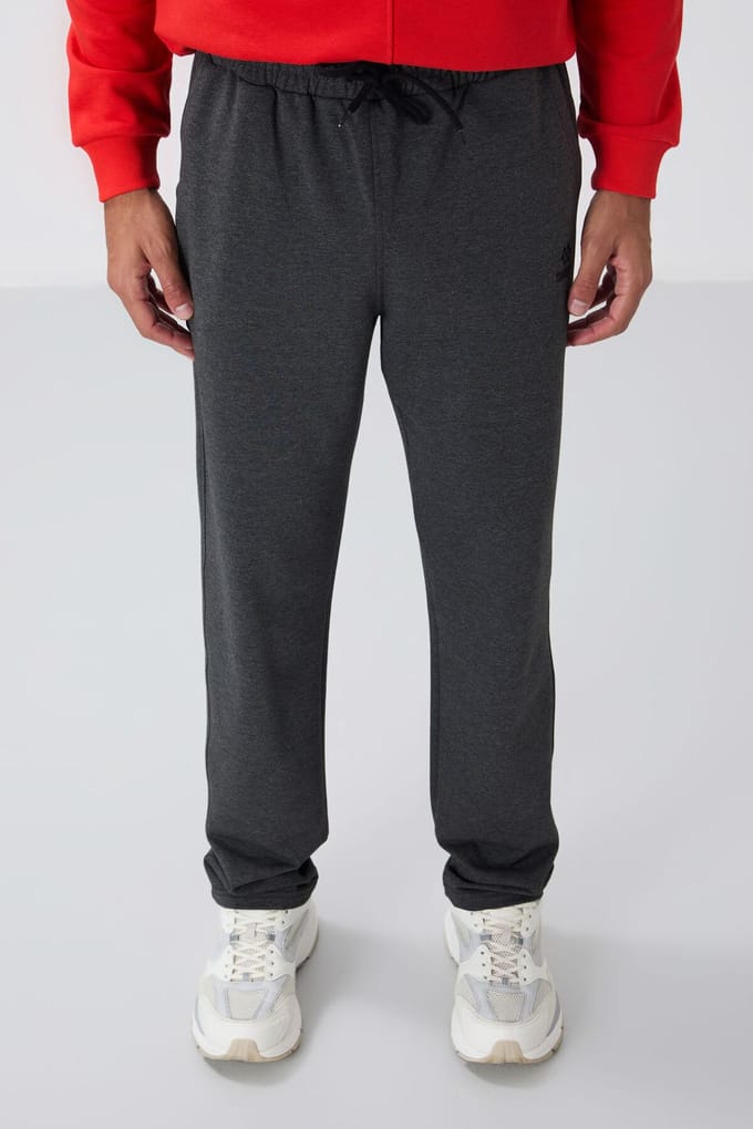 Heren Regular-Fit Katoenmengsel Sweatpants