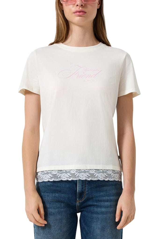s.Oliver -qs T-shirts Offwhite Taglia: S | Maglie Sportivi Outlet | Donna | Bianco