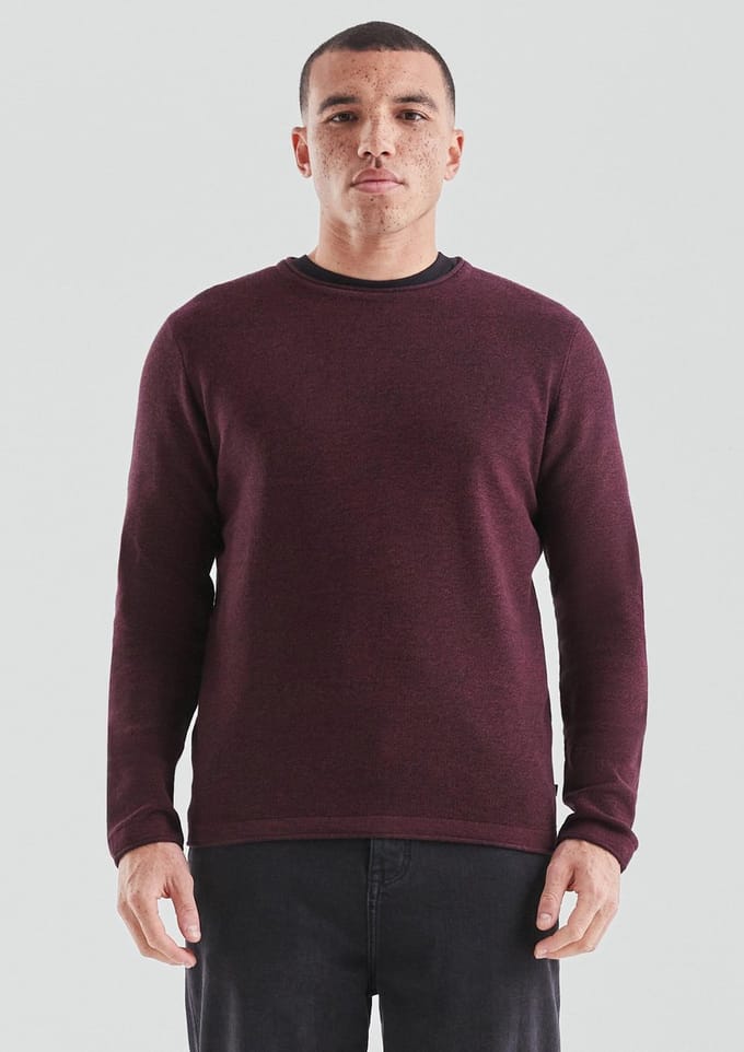 Q/S designed by - Heren pull - Maat L - Mannen - 49W0 LILAC/PINK - katoen