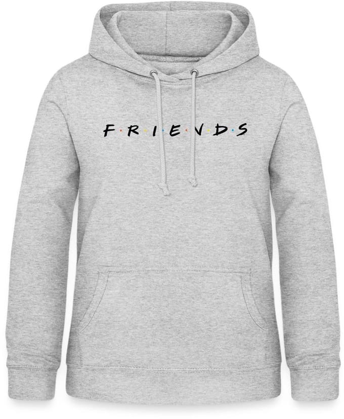 Friends Logo Zwart Hoodie Dames