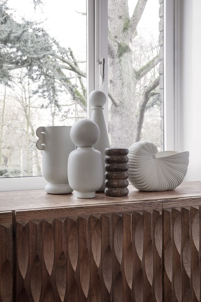 Ferm Living - Shell Bloempot - wit