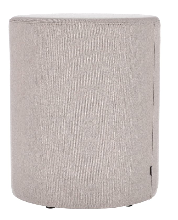 Jan Kurtz Rondo poef - beige - Ø 40 cm