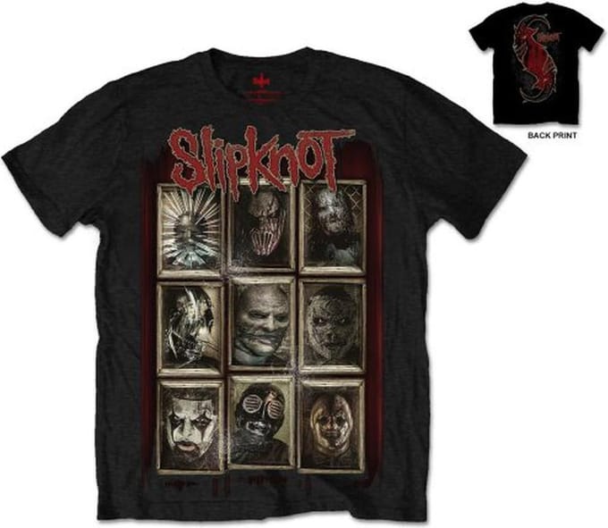 Slipknot - New Masks Heren Tshirt - M - Zwart