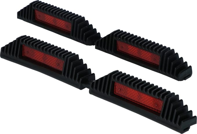 Carpoint Autodeur Beschermer | Autodeur Bescherming voor Garage en Muur | Deurstripset 220mm Zwart Dubbel 2x60cm