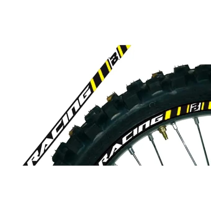 Motorcycle Rim Decoration Stickers Blackbird Racing