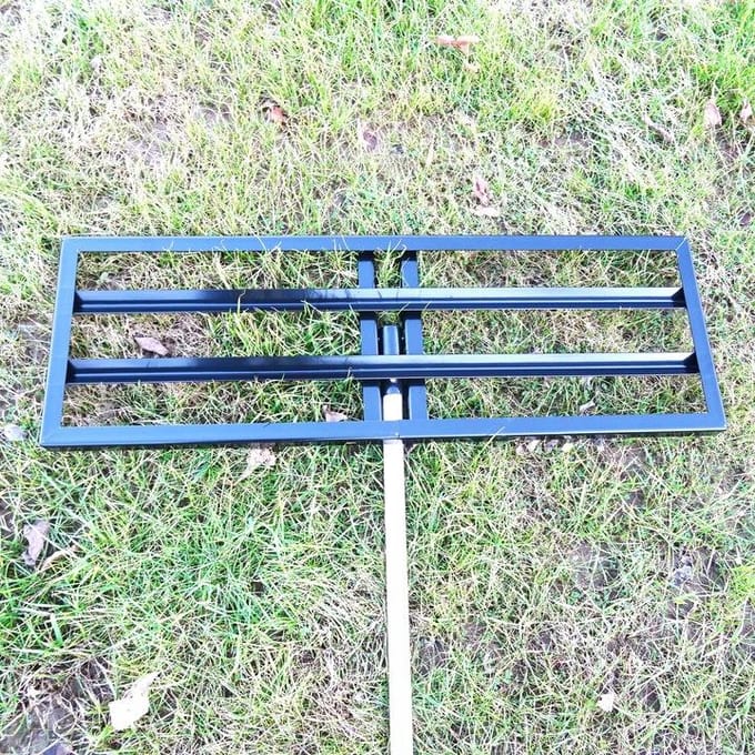 Handmatige egalisatiehark 120x30cm - Stevig - Nieuw