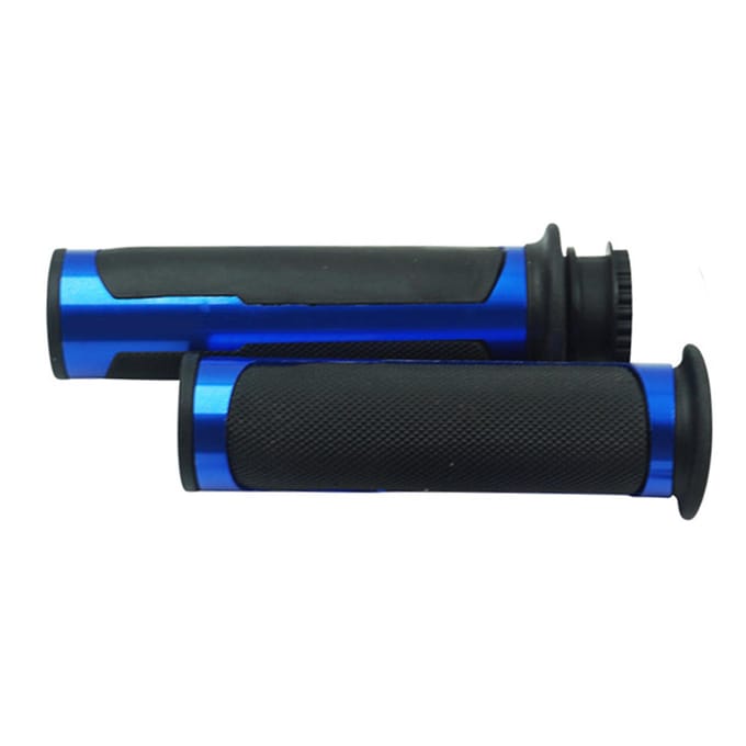 Motor Gashendel Stuur Aluminiumlegering Rubber Antislip Comfortabel Universeel Handvatten black