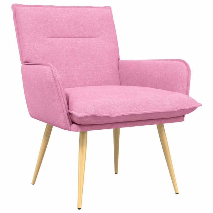 vidaXL - Fauteuil - Roze - Stof
