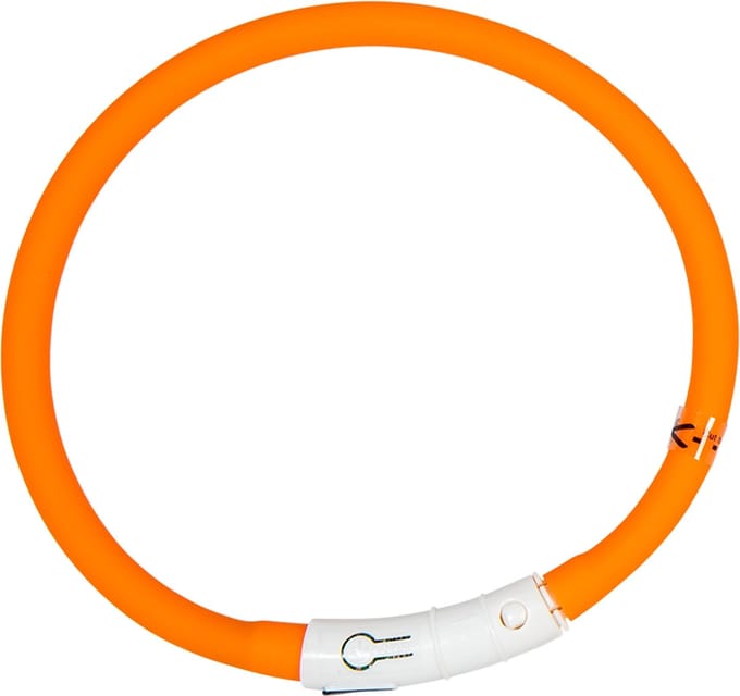 Animal Boulevard Ab45201 - Hals- En Leibanden - Hond - Ab Led Halsband Oranje-45cm