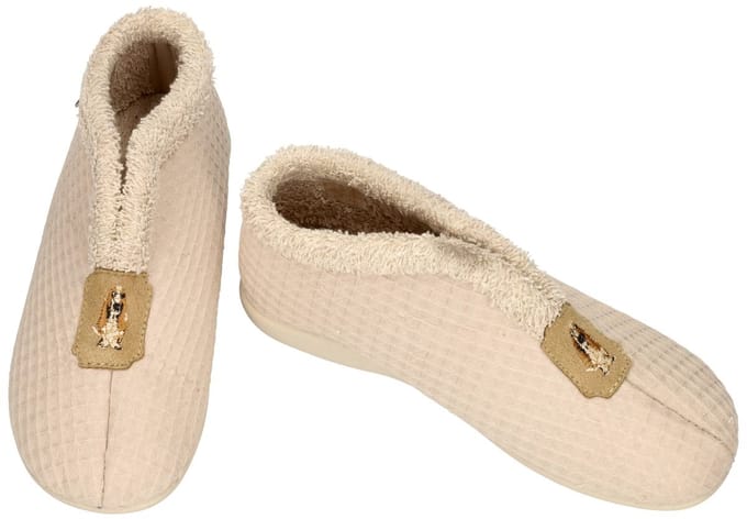Hush Puppies -Dames - beige - pantoffels - maat 36