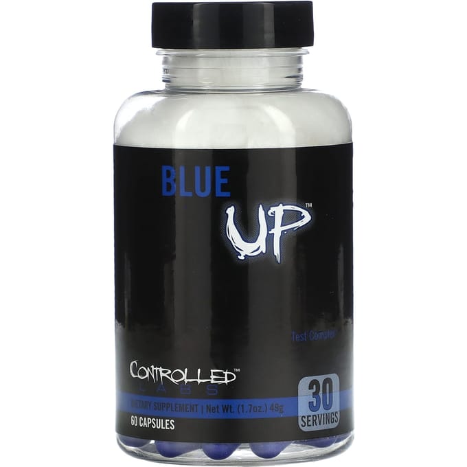 Controlled Labs, BlueUp, Complexe Testostérone, 60 Capsules