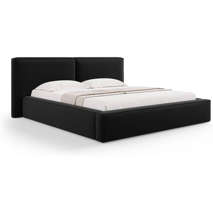 Bedframe Jodie met opbergruimte velvet 180 x 200 cm | Micadoni