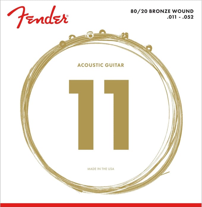 Fender 70CL Bronze Snaren voor Akoestische Gitaar (11-52)