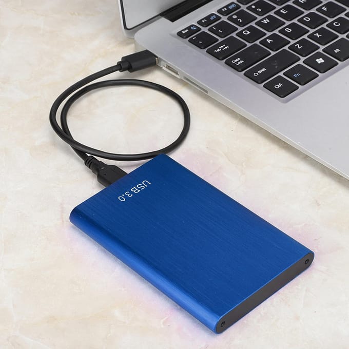 2.5-Inch SATA USB 3.0 Laptop 7-9.5MM Harde Schijf SSD Behuizing Externe Laptop Schijf Behuizing(Blauw) (Niet rood