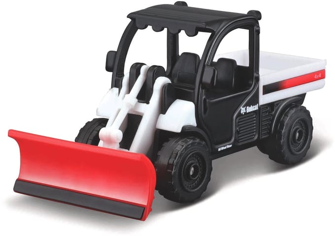Maisto Bobcat 5600 - Modelauto - Schaal 3" - Zwart/Wit/Rood