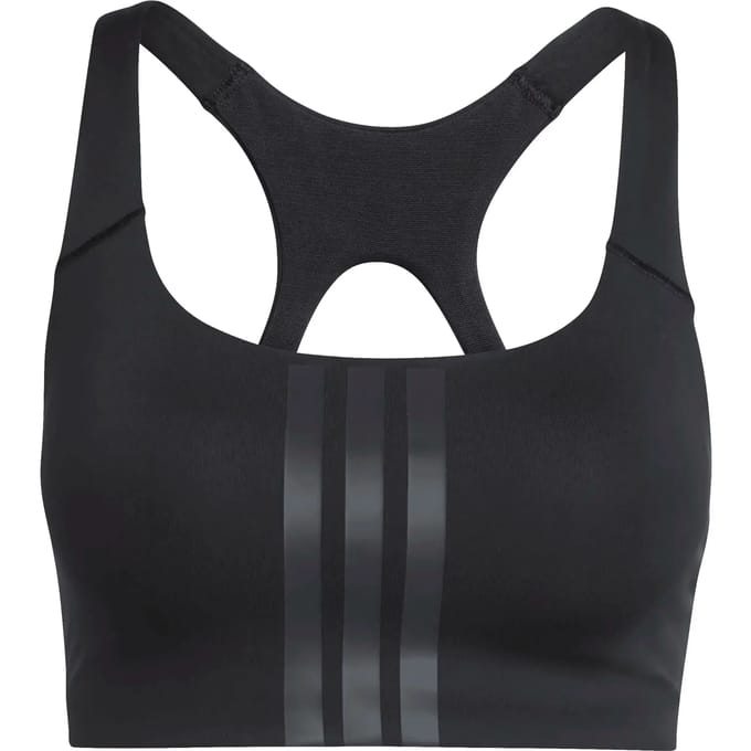 Adidas Optime Workout 3 Stripes Sportbeha Met Medium Impact Zwart L Vrouw