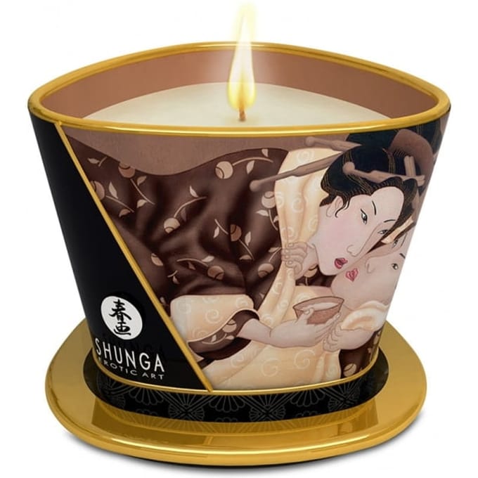 Shunga - Massagekaars Excitation & Intoxicating Chocolade