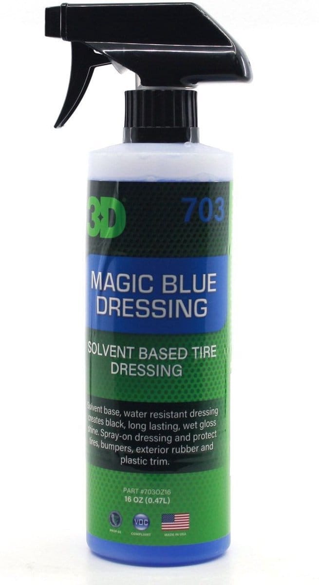 3D Magic Blue Tire Shine 473ml