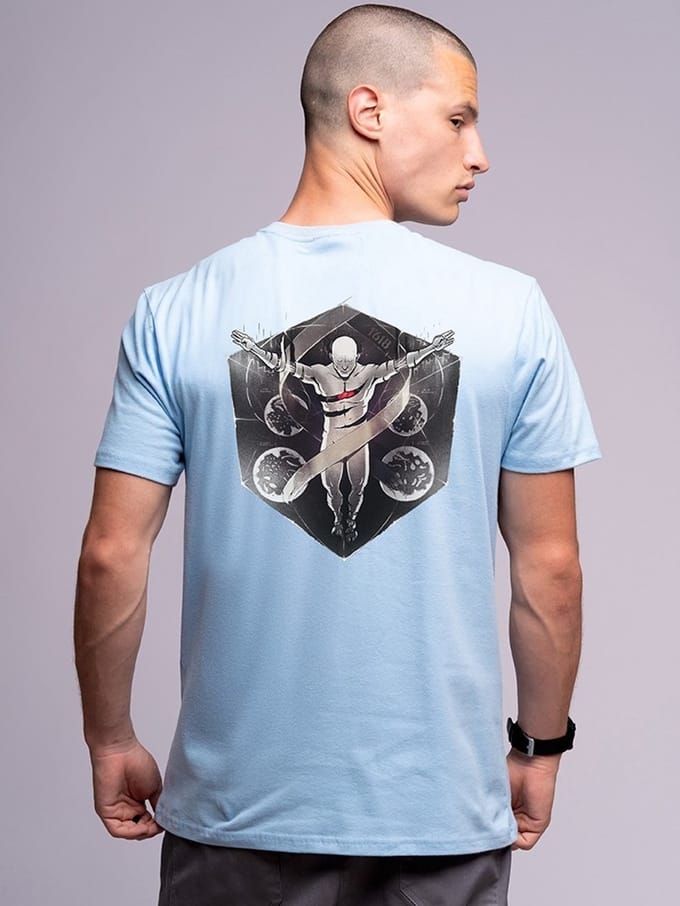 1'618 V Man - Light Blue Tee