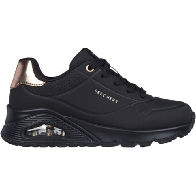 Skechers Uno Gen1 - Shimmer Away - Meisjes Sneakers - Zwart