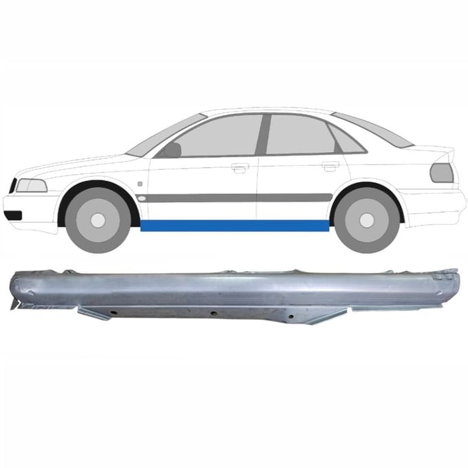 Volledige dorpel voor Audi A4 B5 1994-2001 / Links / COMBI / SEDAN