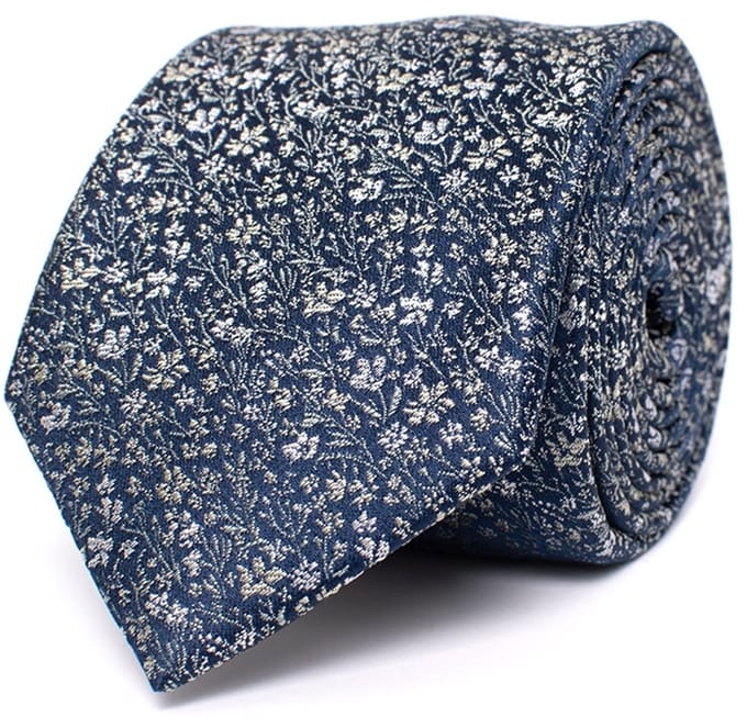 CALABRIA Floral tie Green (TRTIIE341 - 900)