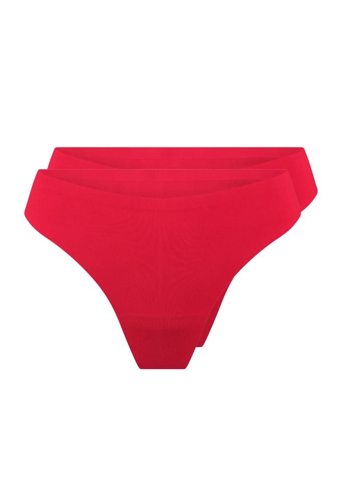 LingaDore - 2-Pack String Rood - maat XL - Rood