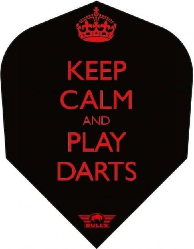 Bull's Powerflite Keep Calm and Play Darts - Dart Flights
