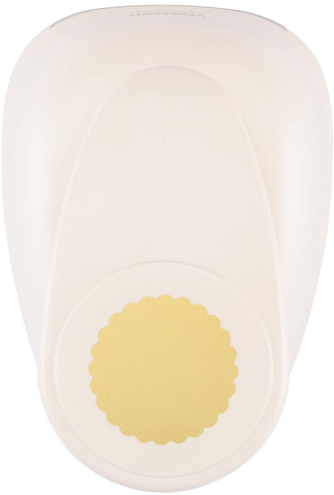 Vaessen Creative Pons - Figuurpons - Cirkel Geschulpt - Ø 7,6 cm
