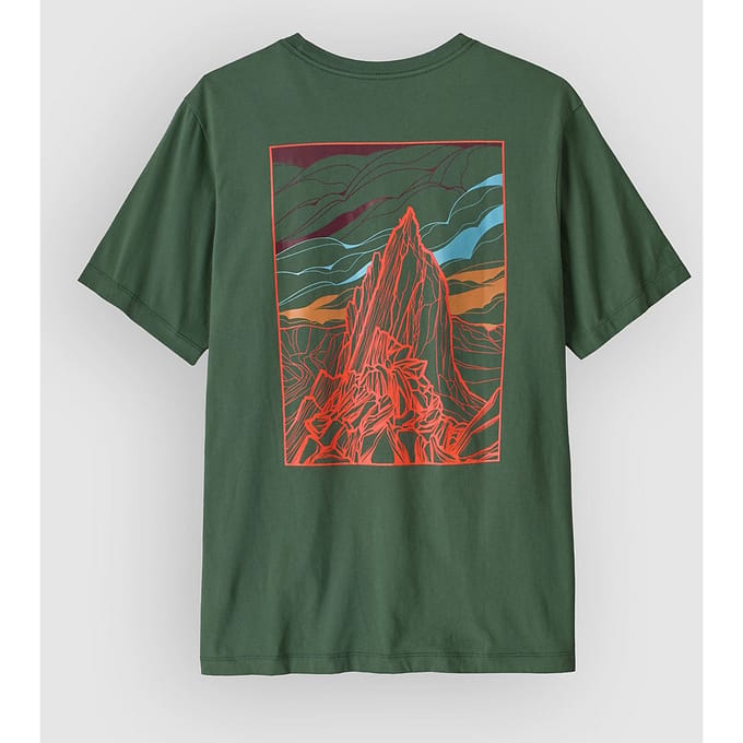 Patagonia Cloud Crag T-Shirt groen