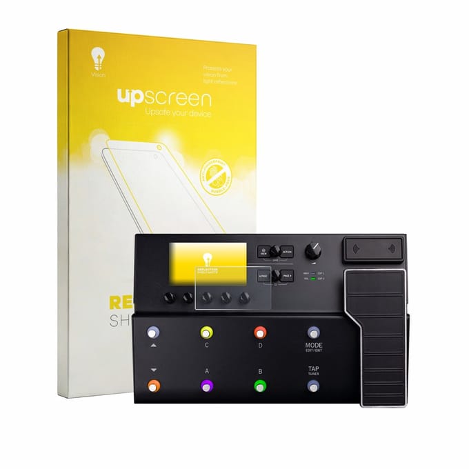 upscreen - Screenprotector voor Line 6 POD Go Wireless - Folie Beschermfolie anti glare matte