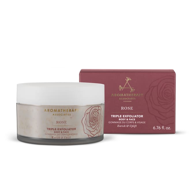 AROMATHERAPY ASSOCIATES ROSE TRIPLE EXFOLIATOR 200ml - różany peeling do twarzy i ciała