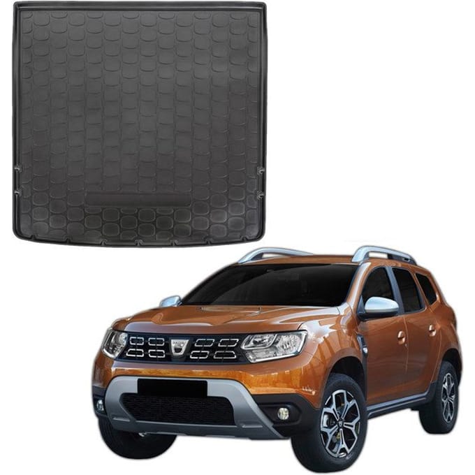 Bac de coffre - NORM LINERS - Dacia Duster 4WD (2017-2023) - TPE - Bords hauts - Antidérapant