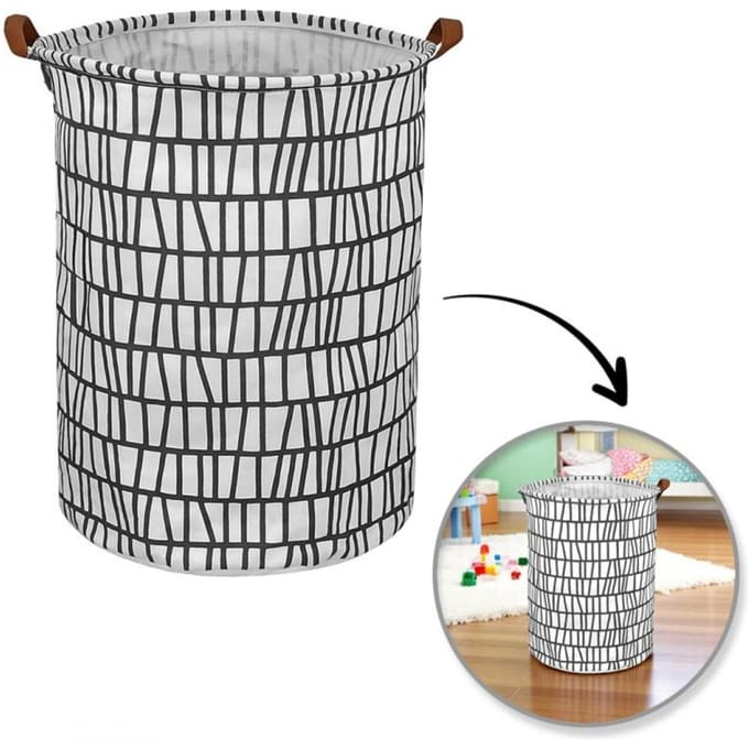 Cleverstore - draagbare wasmand/speelgoedopberger met handvatten