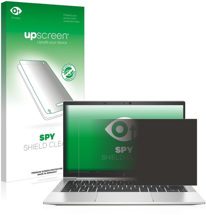 upscreen - privacy screenprotector voor HP EliteBook 830 G7 Non-Touch - Folie Beschermfolie Blauwlichtfilter