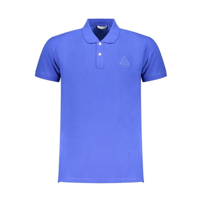 Ijsberg Driehoek Logo Blauwe Polo Shirt