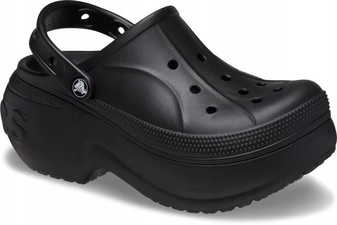 Crocs Bella - Platform Klomp - Zwarte - 38-39 - Comfort