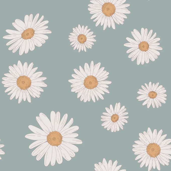 Baby behang Dekornik Tuscan Daisies