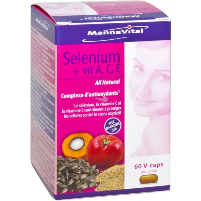 Mannavital Selenium + Vitamine ACE 60 Capsules