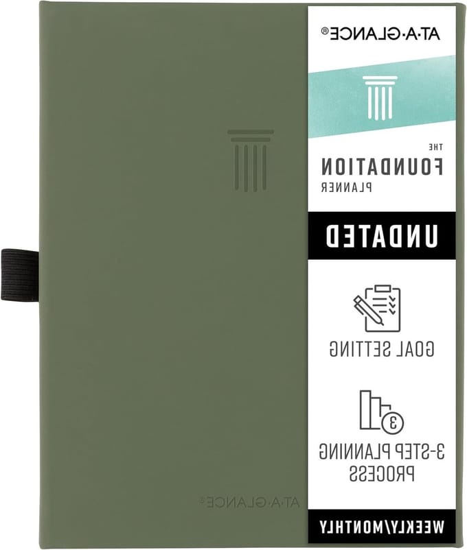 Doelenplanner - Planner Journal - Doelen Stellen - Ondateerd - 5.75" x 8.25" - Groen