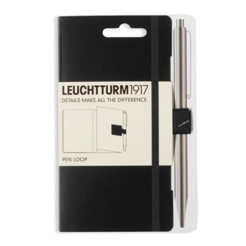 Pen loop zelfklevende pennenlus xl, kleur zwart