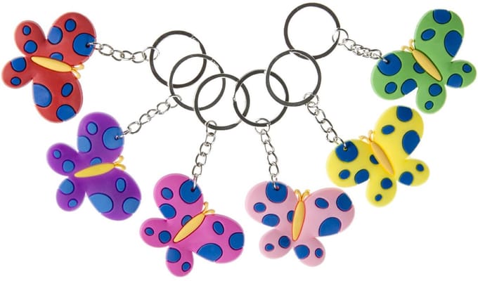 Duckiez Sleutelhanger Vlinder - 1 stuk