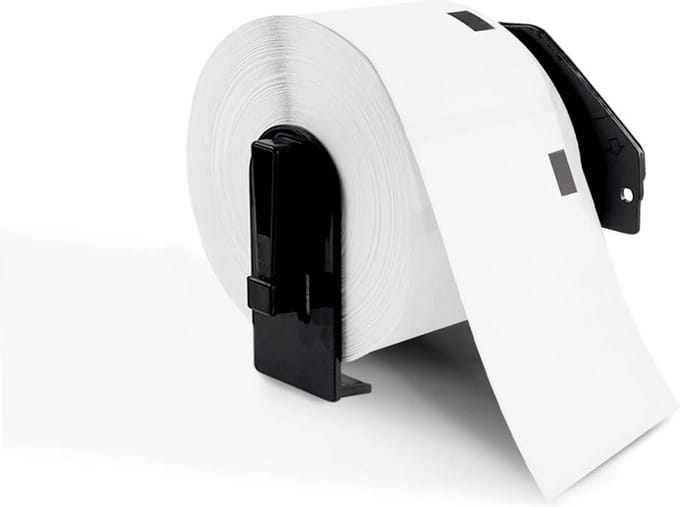 Boxstuff labels geschikt voor Brother DK-22212 - 62 mm x 15,24 mm - Wit