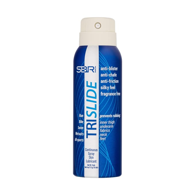 Trislide spray tegen schuurplekken van neopreenpakken, 136 ml
