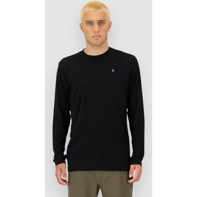 Mons Royale Icon Merino Classic Thermo Shirt zwart