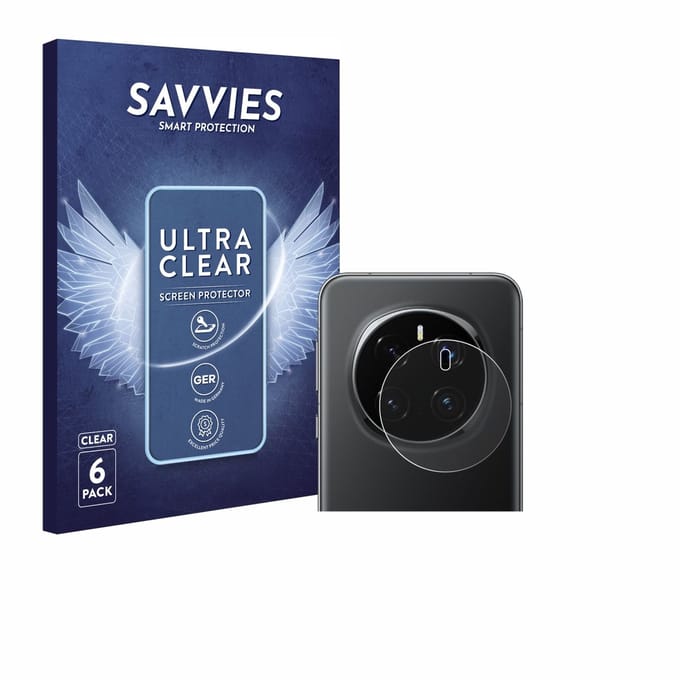 Savvies - Screenprotector voor Honor Magic 7 Pro (ALLEEN Camera Lens) - Folie Beschermfolie transparant 6 Stuks
