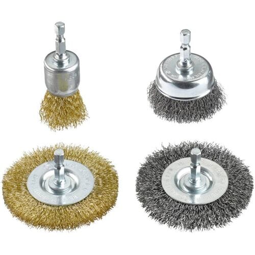 kwb Draadborstelset voor boormachines 597520 4 stuk(s)