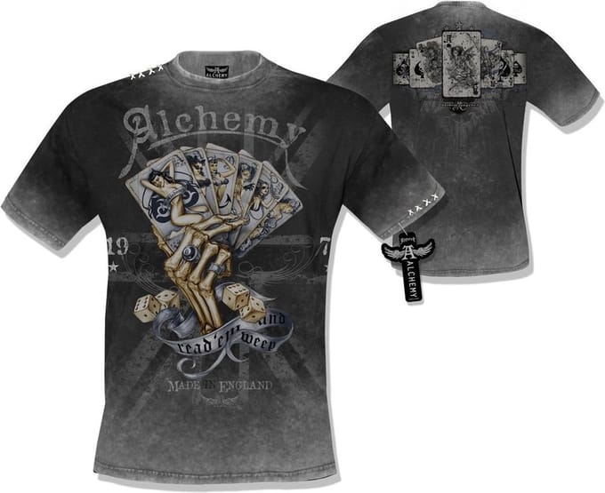 Alchemy AEA T-shirt Readem and weep Retro/stone - M