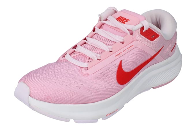 Nike Structure 24 - Hardloopschoenen - Maat 40 - Medium Soft Pink/Summit Wit/Pearl Pink/Light Crimson / Roze Wit - Structure - Hardlopen - Dames Hardloopschoenen - Doos zonder deksel